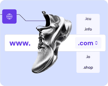 Domain registration with popular TLDs